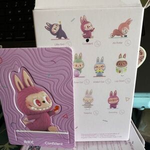 Pop Mart Labubu Lazy Yoga Vinyl Figure-Confident - New